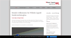 Desktop Screenshot of lippold.com
