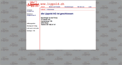 Desktop Screenshot of lippold.ch